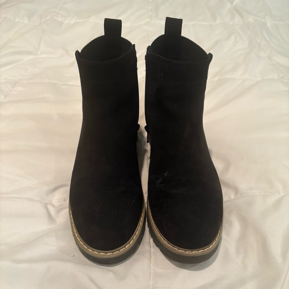 Kohl's Black Ankle Boots 8